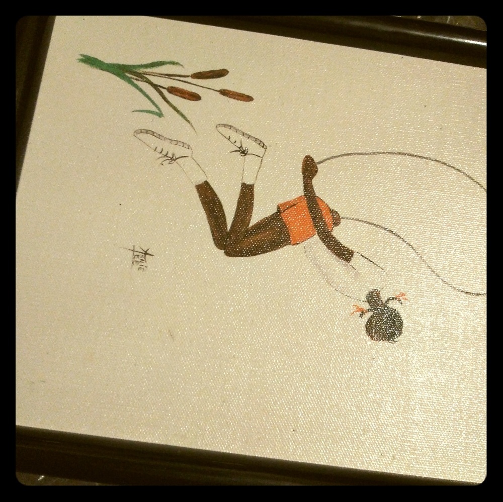 8 by 10 Annie Lee painting